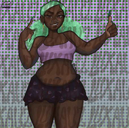 Devin, @pixel.gvtz OC on instagram! Devin, @pixel.gvtz OC on instagram!