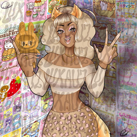 Kitty, @Neotrixxed on Tik Tok's OC!